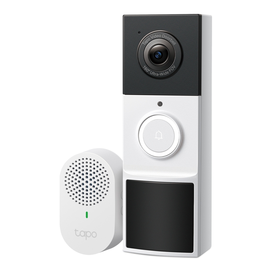 TP-Link Tapo D210 video-sisesidesüsteem 3 MP Must, Valge – 3