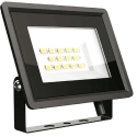V-tac 10W LED prožektorius, juodas korpusas, 6500K