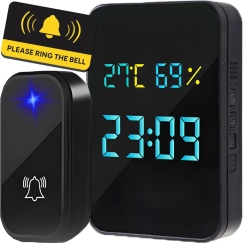 Retoo RTO Wireless Doorbell 150m Waterproof Temperature