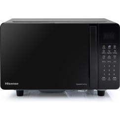 Hisense H20MOBS4HS Black Solo microwave Countertop 20 L 700 W