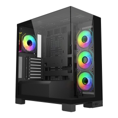 Fortron FSP Geh Midi M540 BA ATX/M-ATX/M-ITX/ARGB o.N. Musta jaemüük