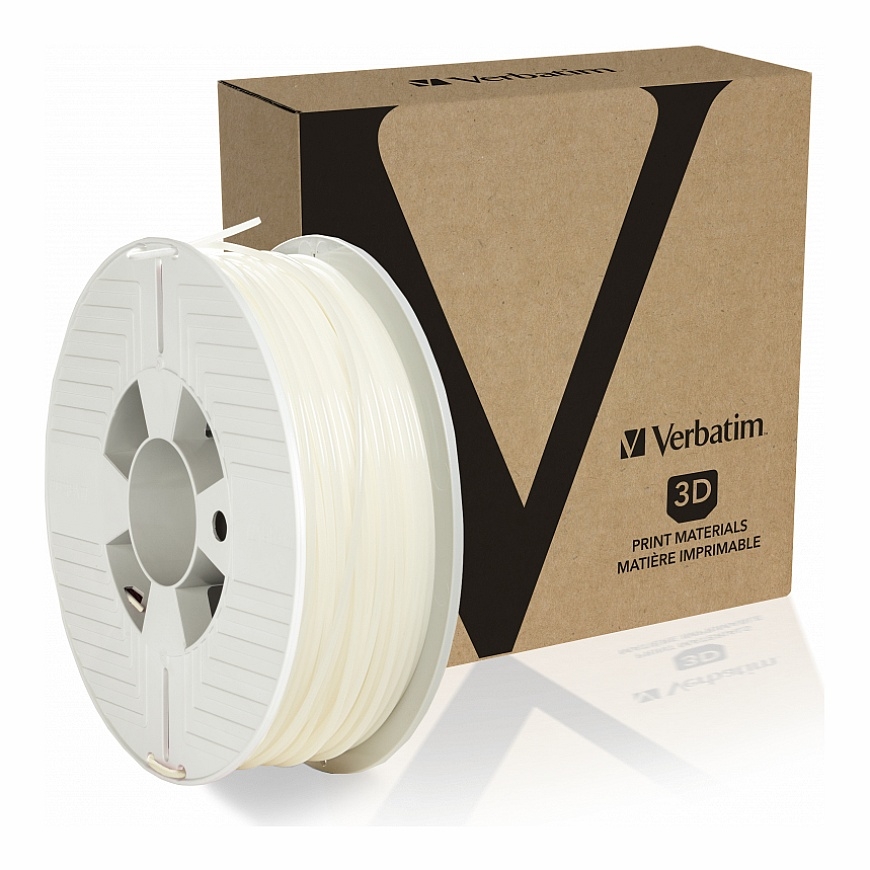 Verbatim 55326 3D printing material Polylactic acid (PLA) White 1 kg – 2