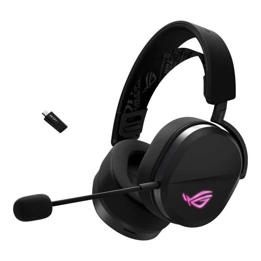 ASUS ROG Pelta Headset Wired & Wireless Head-band Gaming USB Type-C Bluetooth Black