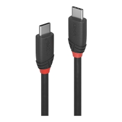 Lindy 36907 USB кабель USB 3.2 Gen 1 (3.1 Gen 1) 1,5 m USB C Черный