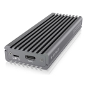 ICY BOX IB-1817M-C31 SSD diska korpuss Pelēks M.2
