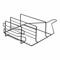 Bathlab CARL Black Bath Shelf 2 Shelves 23x9.5x41.5cm Bathlab CARL Black Bath Shelf 2 Shelves 23x9.5x41.5cm