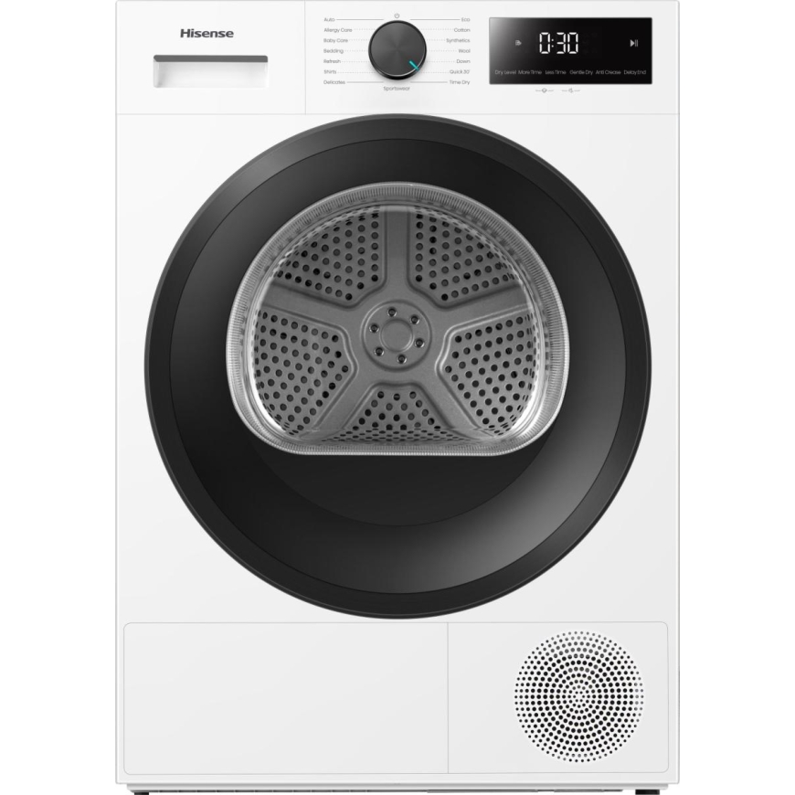 Hisense DH1I800UWDE veļas žāvētājs Brīvi novietots