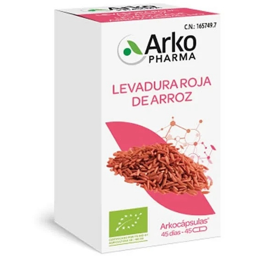 Arkopharma Sarkanā Rauga Rīsu 45 kapsulas