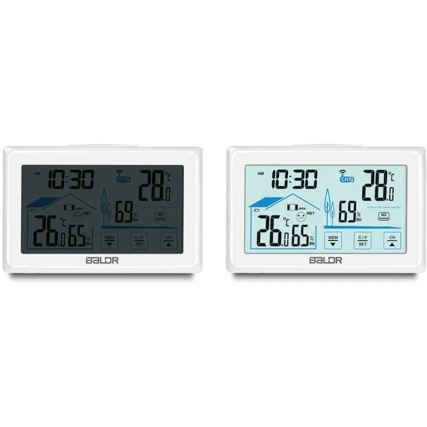 Baldr BD-910 sääasema näytöllä – 2