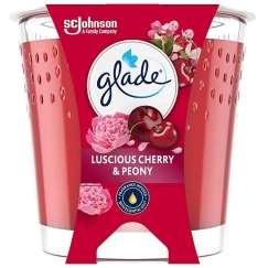 Glade Luscious Cherry & Peony lõhnaküünal 112 g