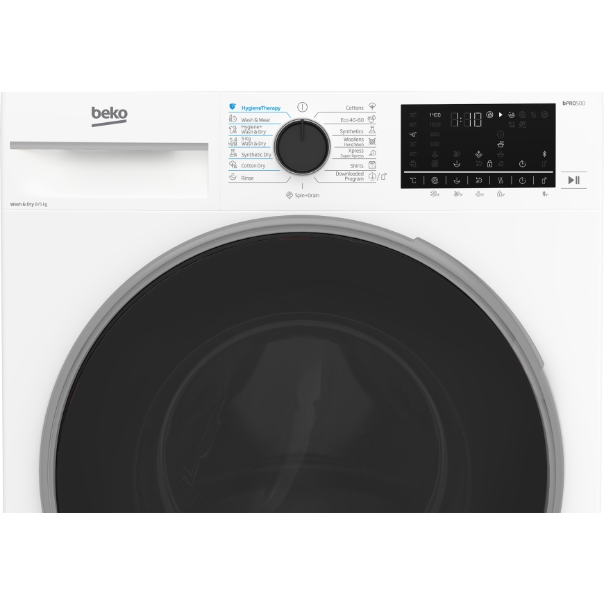 Beko B5DFT58447W washer dryer Freestanding Front-load White – 4