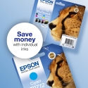 Epson T0714 rašalo kasetė 1 vnt Originalus Geltona