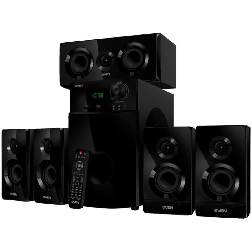 SVEN Skaļruņi SVEN HT-210, melni (125W