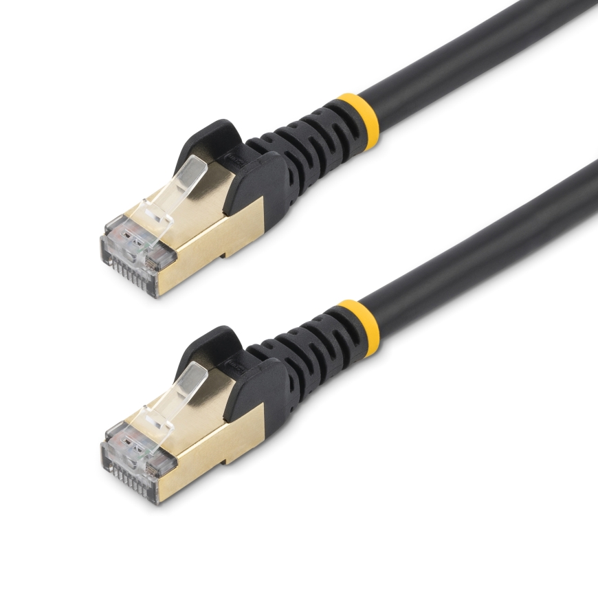 StarTech.com 6ASPAT7MBK сетевой кабель Черный 7 m Cat6a S/UTP (STP) – 4