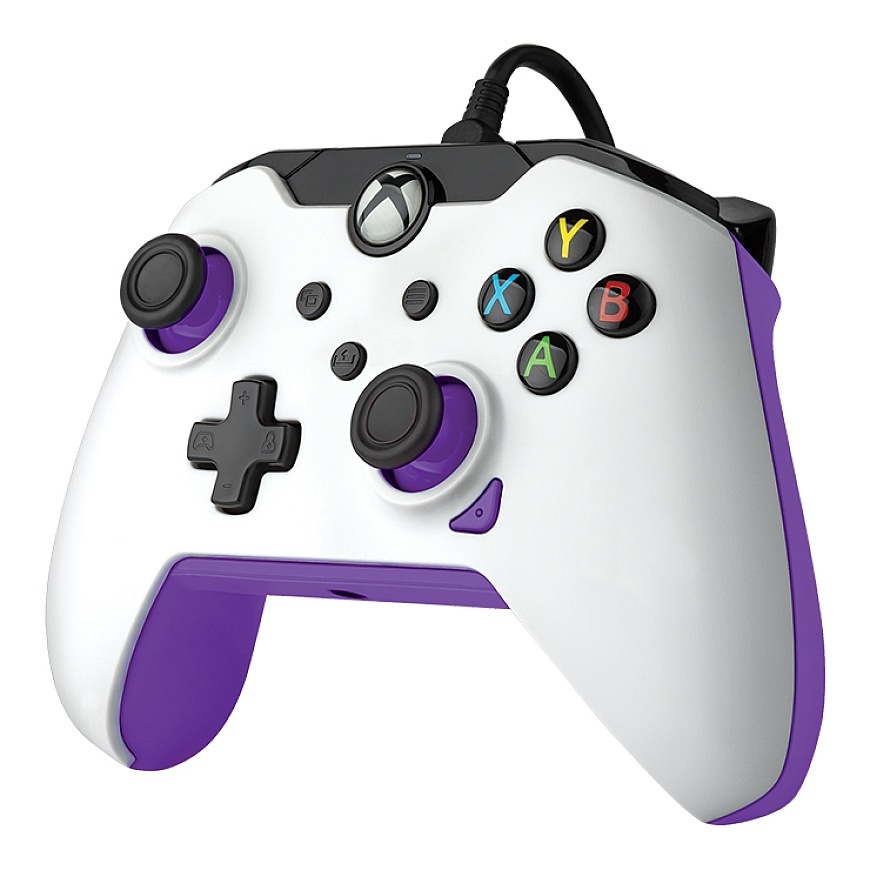 PDP 049-012-WPR mängukontroller Lilla, Valge USB Juhtpult Analoog/digitaal PC, Xbox, Xbox One X, Xbox Series S, Xbox Series X – 3