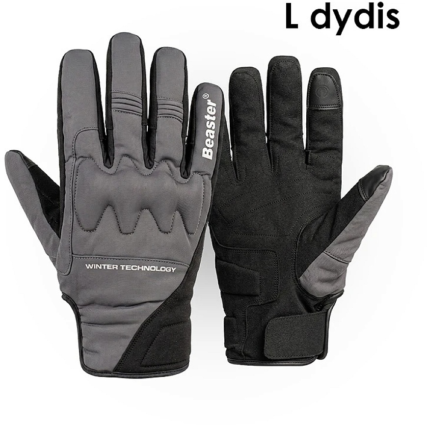 Beaster Winter Motorcycle Gloves, BS9093L, Size L