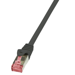 LogiLink 0.5m Cat.6 S/FTP võrgukaabel Must 0,5 m Cat6 S/FTP (S-STP)
