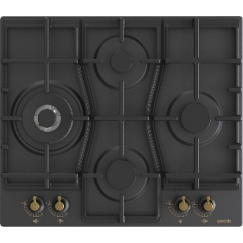 Gorenje GW6D42CLB pliidiraud Must Sisseehitatud 60 cm Gaas 4 tsoon(id)