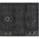 Gorenje GW6D42CLB pliidiraud Must Sisseehitatud 60 cm Gaas 4 tsoon(id)