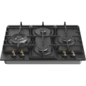 Gorenje GW6D42CLB pliidiraud Must Sisseehitatud 60 cm Gaas 4 tsoon(id)