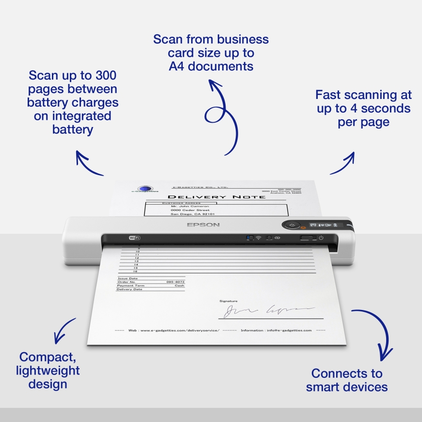 Epson WorkForce „ DS-80W“ – 3