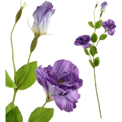 Mondex Since 1986 VIRIDIS Artificial Flower Eustoma 70cm Rubberized