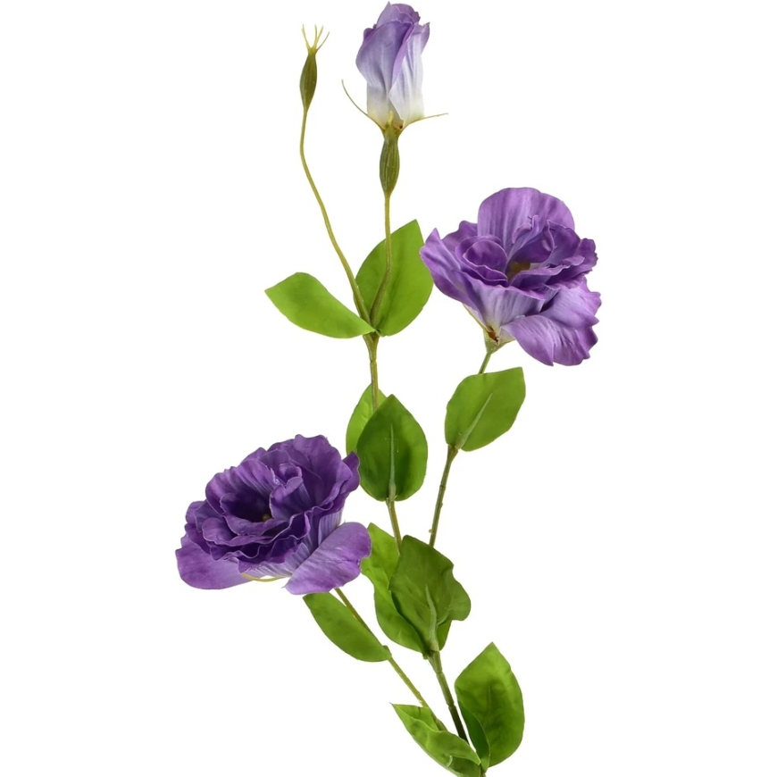 Mondex Since 1986 VIRIDIS Artificial Flower Eustoma 70cm Rubberized – 4