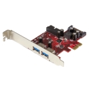 StarTech.com PEXUSB3S2EI interfeisa karte/adapteris Iekšējs SATA, USB 3.2 Gen 1 (3.1 Gen 1) StarTech.com PEXUSB3S2EI interfeisa karte/adapteris Iekšējs SATA, USB 3.2 Gen 1 (3.1 Gen 1)