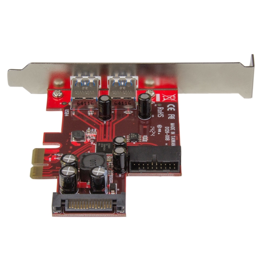 StarTech.com PEXUSB3S2EI interfeisa karte/adapteris Iekšējs SATA, USB 3.2 Gen 1 (3.1 Gen 1) – 4