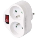 Emos Plug-in Splitter, 2 Socket with White Finish (P0062) Emos Plug-in Splitter, 2 Socket with White Finish (P0062)