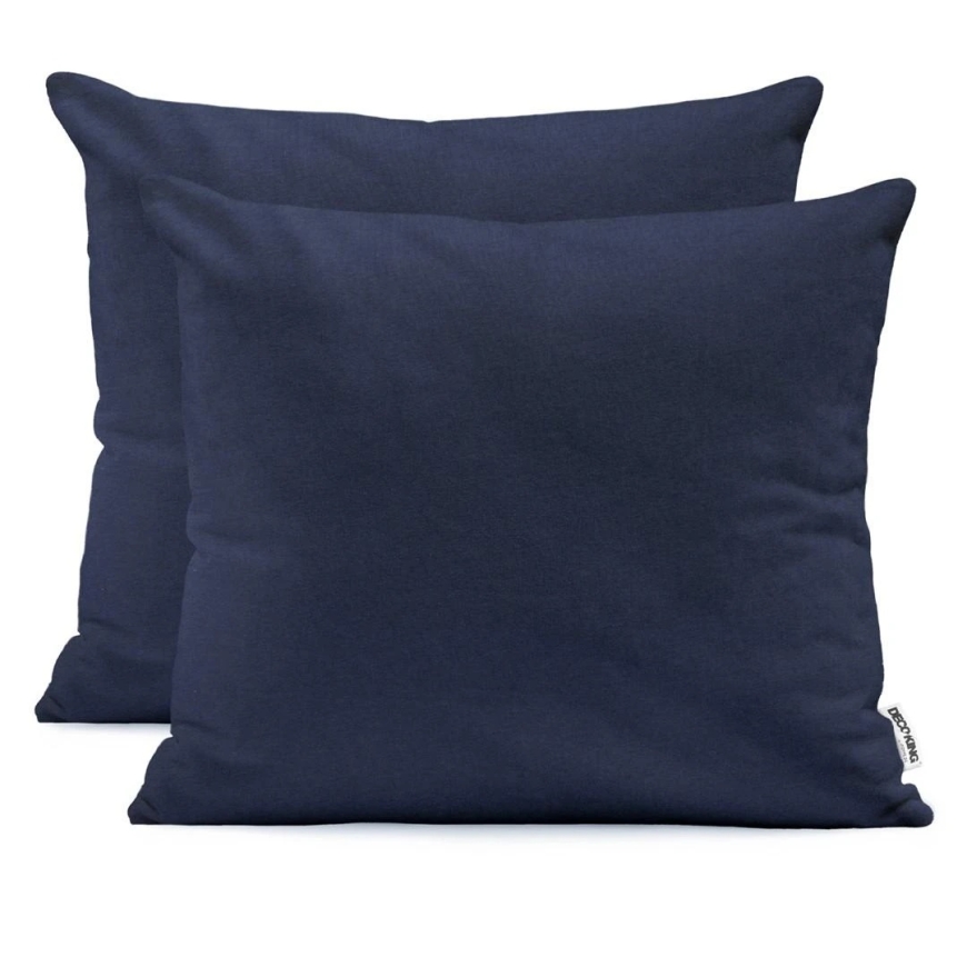 DecoKing Spilvenu pārvalks 50×60 tumši zils