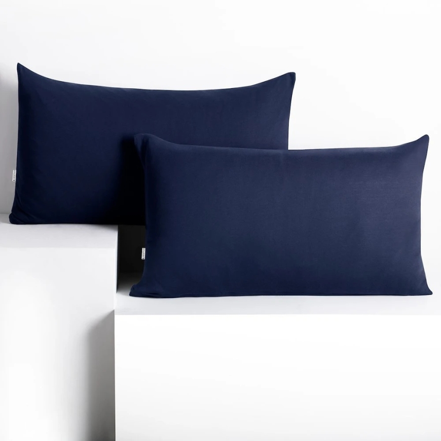 DecoKing Pillowcase 50×60 Dark Blue 2 pcs – 4