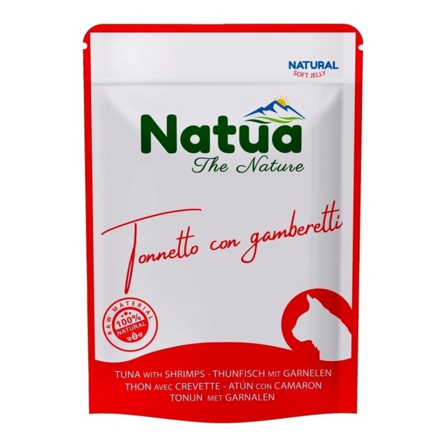 NATUA tunzivis ar garnelēm - mitrā