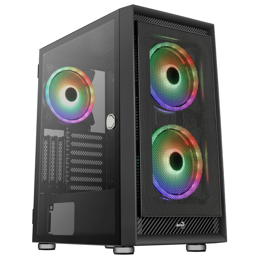 Aerocool Graphite V3 Midi Tower Melns