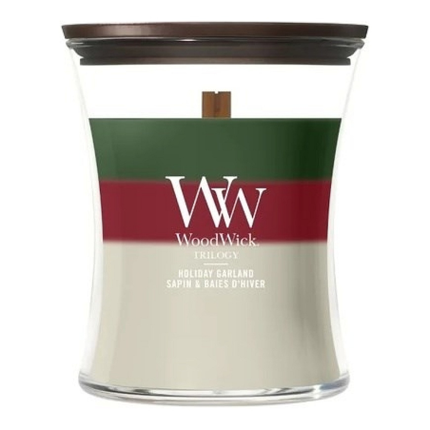 WoodWick Aromātiskā svece, vidēja WOODWICK Ziemassvētku