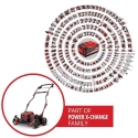Cordless Scarifier EINHELL GP-SC 36/40 Li BL-Solo, Black, Red