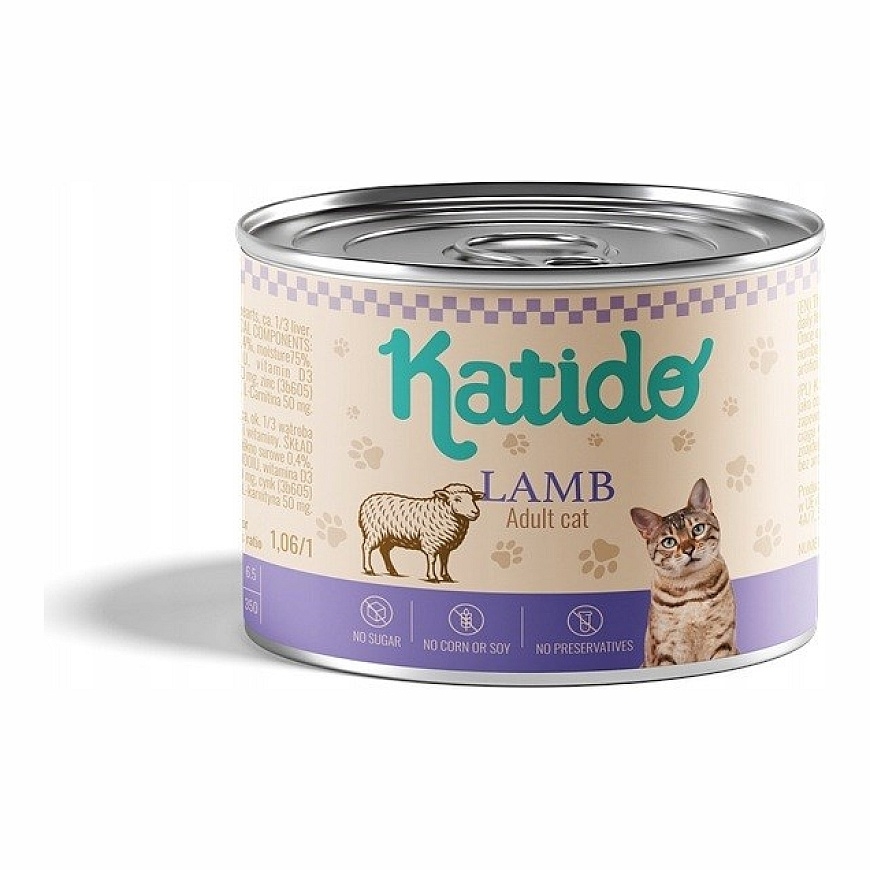 KATIDO Jēra gaļa - mitrā kaķu