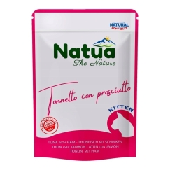 NATUA Kassi tuunikala koos sinkiga - märg kassitoit - 70g