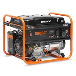 Daewoo GDA 6500 mootor-generaator 5000 W 30 l Bensiin Oranž, Must