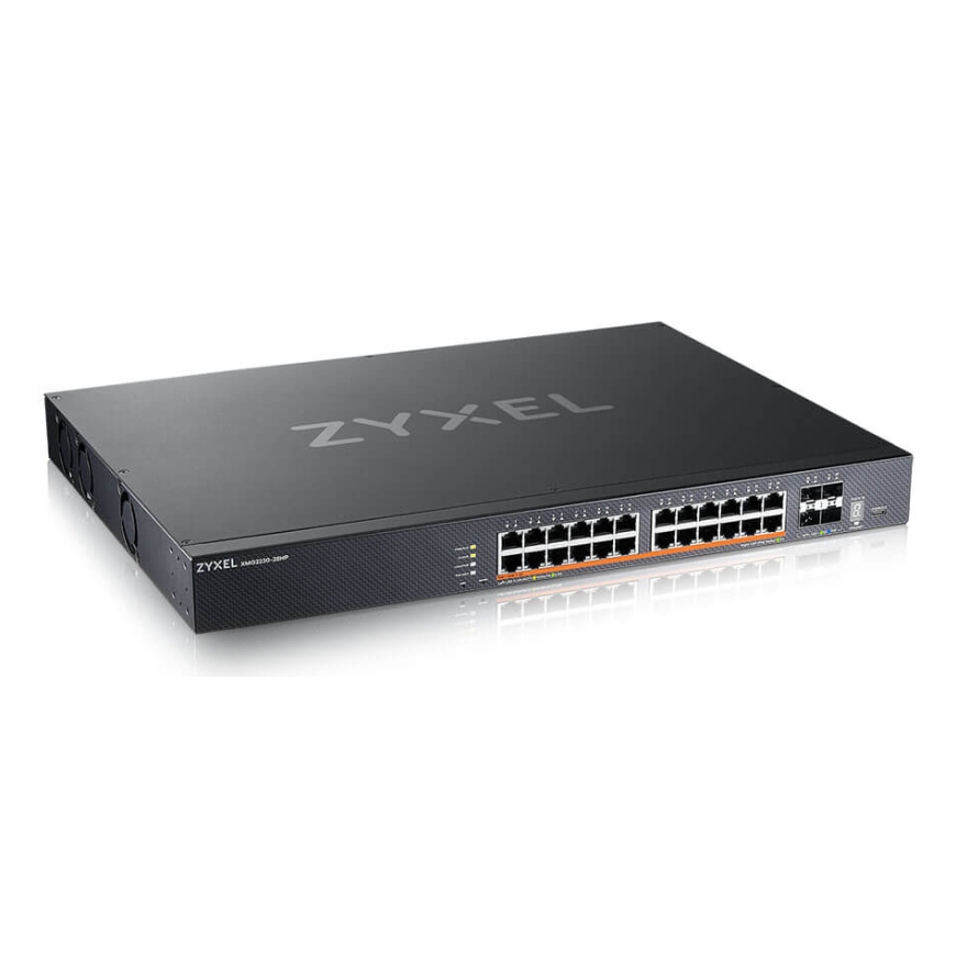 Zyxel XMG2230-28HP Управляемый L2/L3 2.5G Ethernet (100/1000/2500) Питание по Ethernet (PoE) 1U Черный – 2