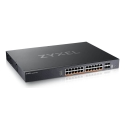 Zyxel XMG2230-28HP Hallittu L2/L3 2.5G Ethernet (100/1000/2500) Power over Ethernet -tuki 1U musta