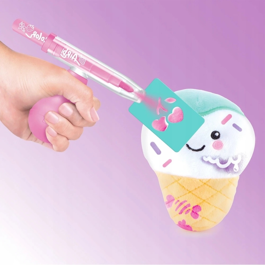 Epee Plush Dessert Project - creative kit with a handheld airbrush, cone – 2