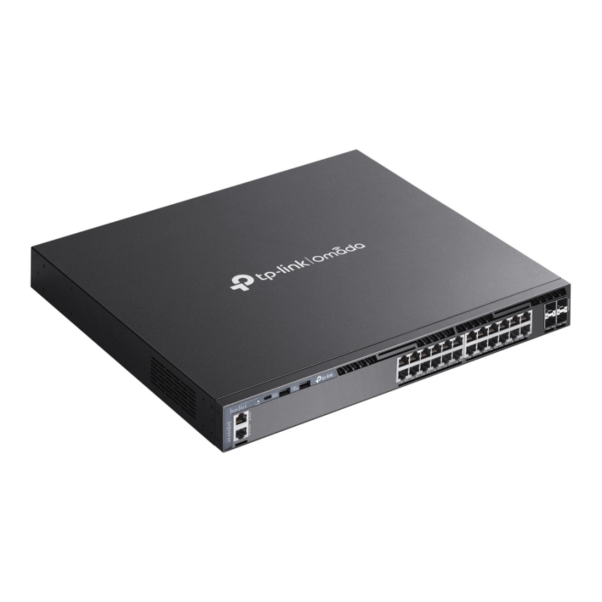 TP-Link Omada 24-Port Gigabit Stackable L3 Managed Switch with 4 10G Slots – 4