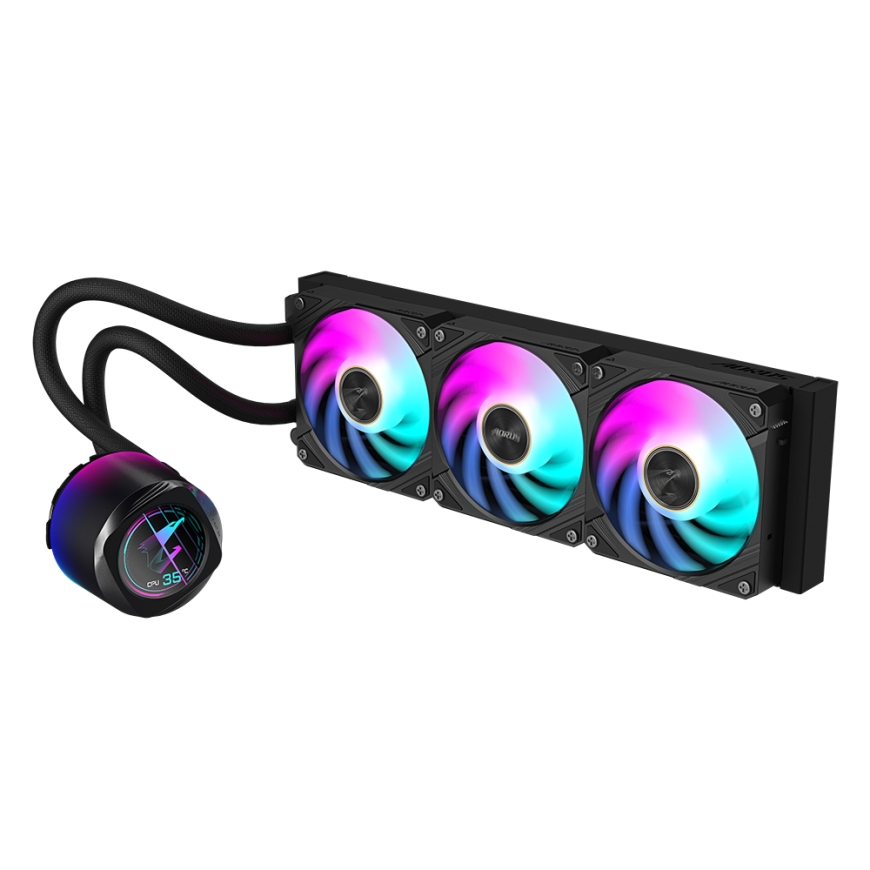GIGABYTE AORUS WATERFORCE X II 360 Процессор All-in-one liquid cooler 12 cm Черный – 2