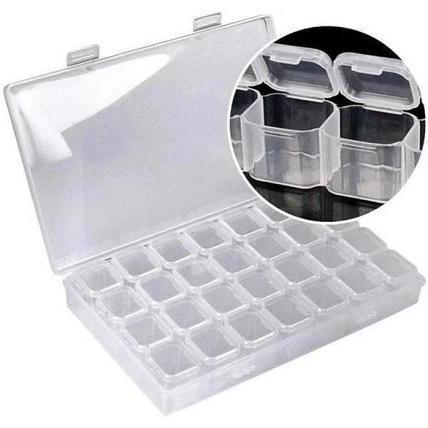 OEM Organizer - Box with Compartments - 28 Closed Oval Containers – 2