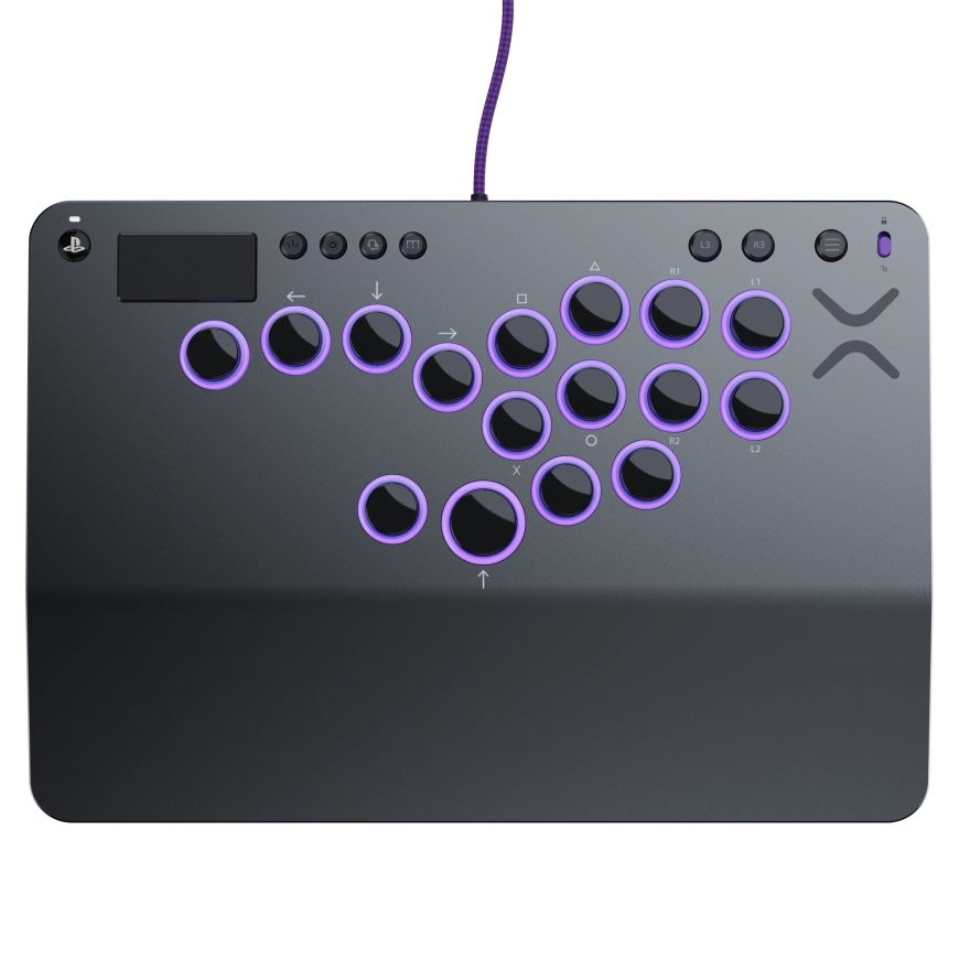 PDP Victrix Pro KO Leverless Fight Stick Grey USB Fightstick PC, PlayStation 4, PlayStation 5 – 2