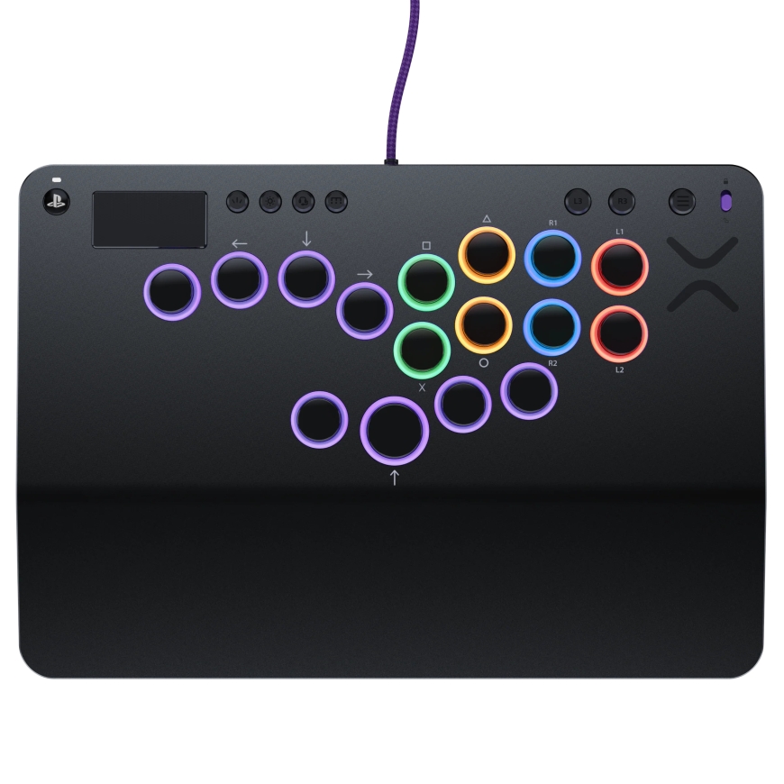 PDP Victrix Pro KO Leverless Fight Stick Grey USB Fightstick PC, PlayStation 4, PlayStation 5 – 4