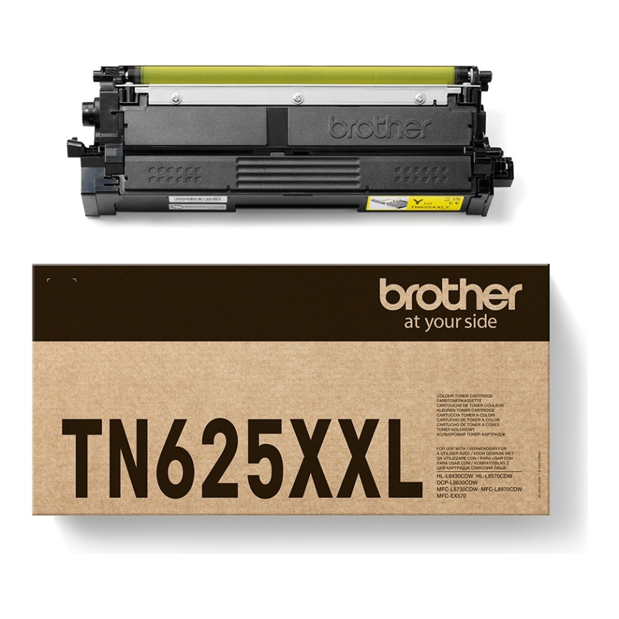 Brother TN-625XXLY värikasetti 1 kpl Alkuperäinen Keltainen