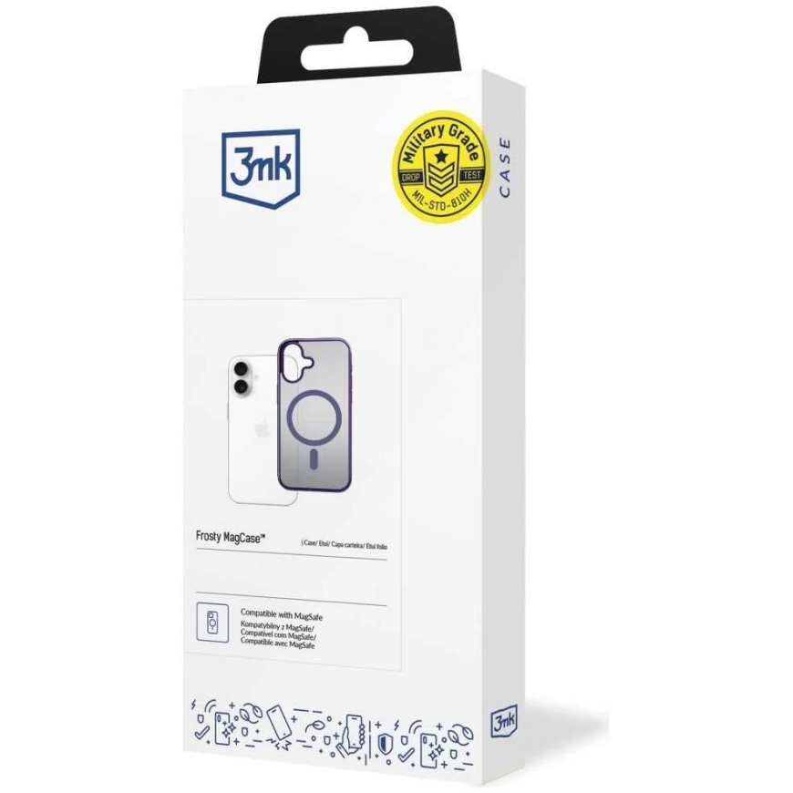 3MK Frosty MagCase for Apple iPhone 17 purple – 3