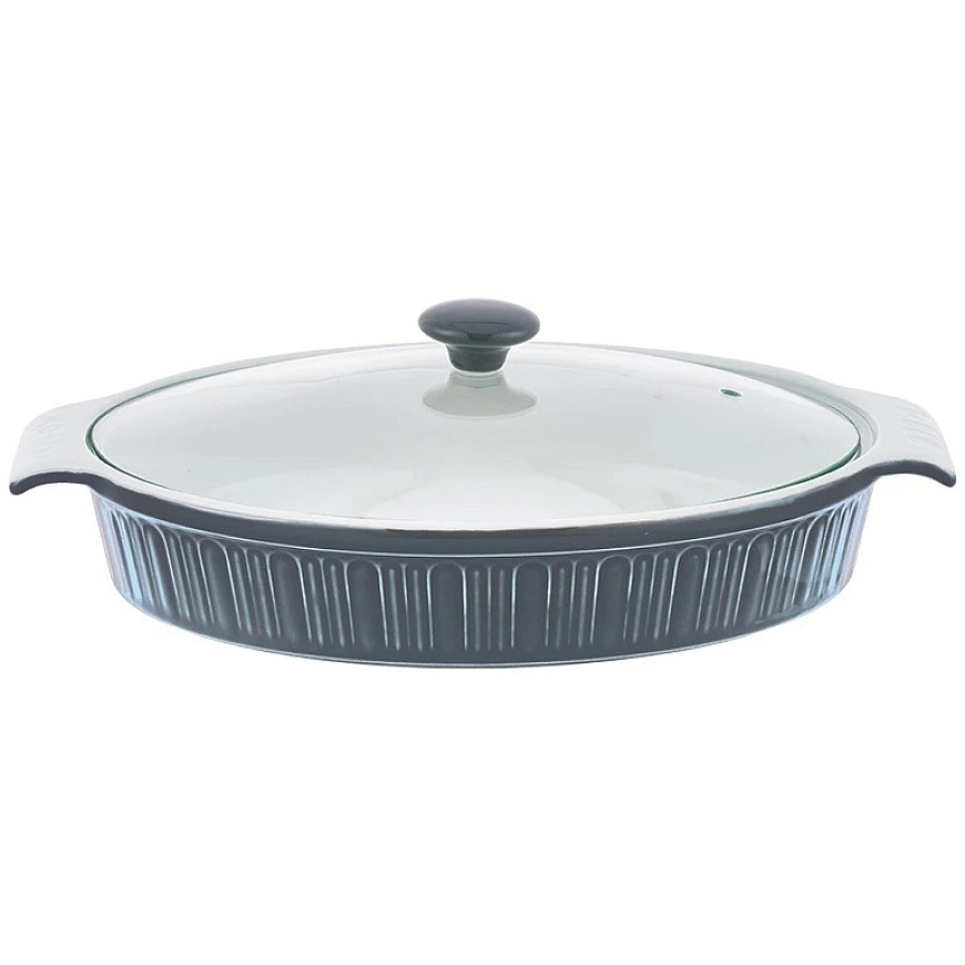 ZYLE Porcelāna cepamais trauks ar vāku